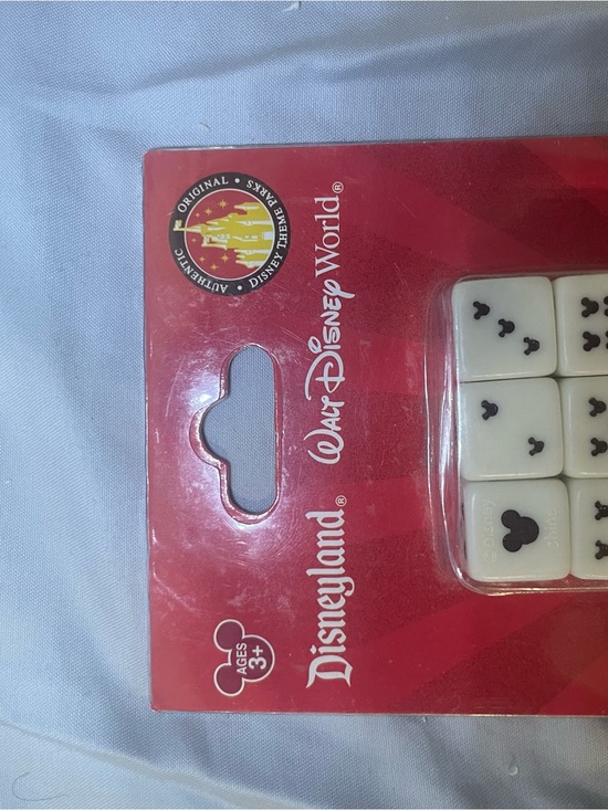 Disney Other - Disney Red and White Mickey Dice Collectible